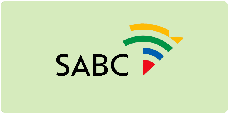 Logo of the SABC who has hosted Dr Shevel on multiple television talk shows.