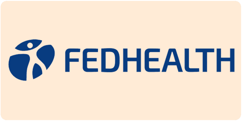 Logo of Fedhealth, a medical aid scheme that publishes medical articles about The Headache Clinic.